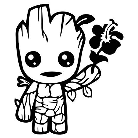 baby groot clipart black and white 10 free Cliparts | Download images ...