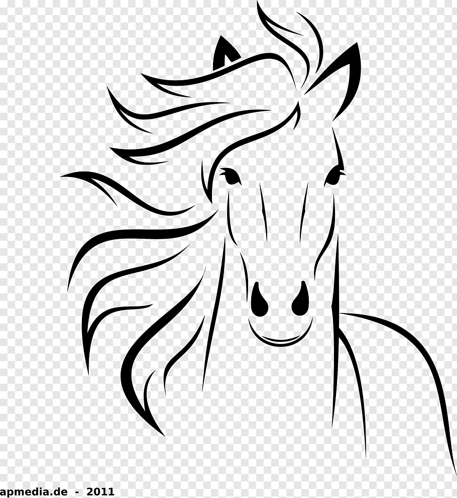 Black horse sketch, Horse head mask Drawing Stallion, horse.