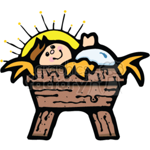 Free Baby Jesus Clipart.