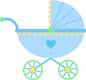 Baby Stroller Clipart.