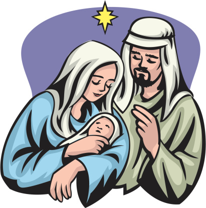 baby jesus and mary clipart - Clipground