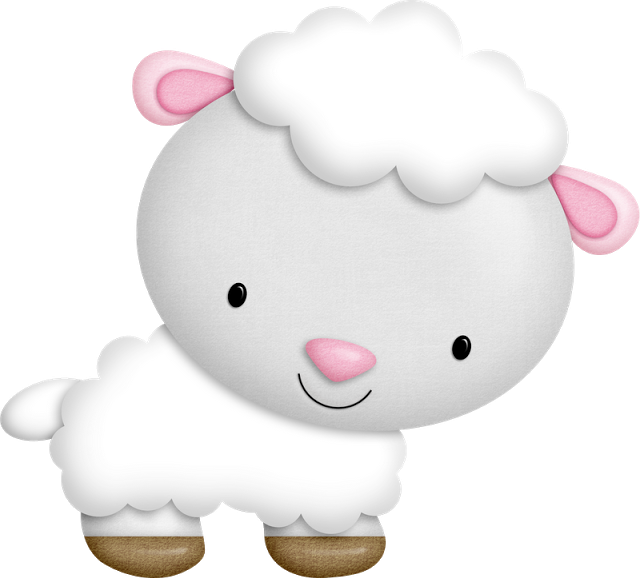 BABY LAMB CLIP ART.