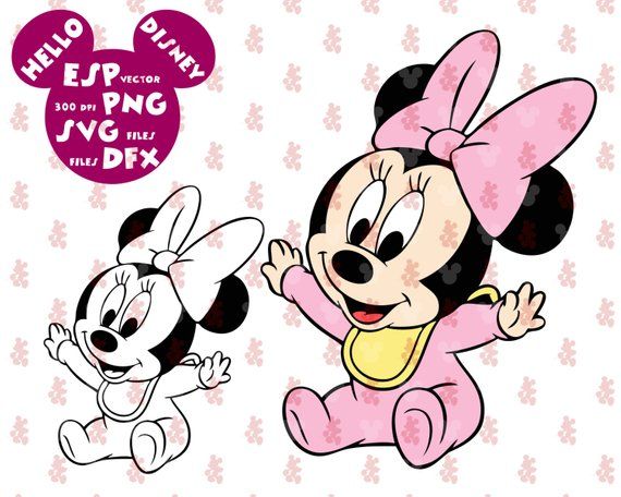 Free Free 75 Baby Minnie Mouse Svg SVG PNG EPS DXF File