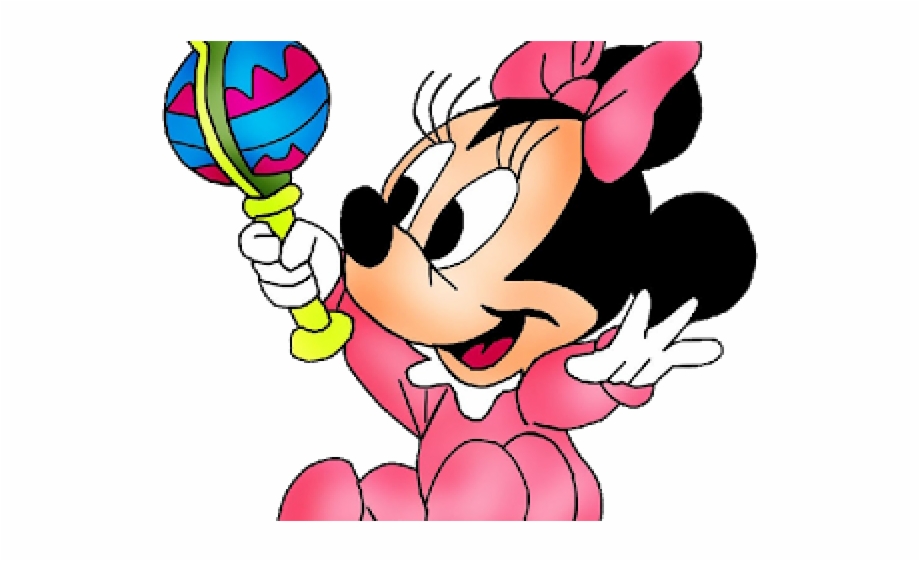 Baby Minnie Mouse No Background, Transparent Png Download For Free.