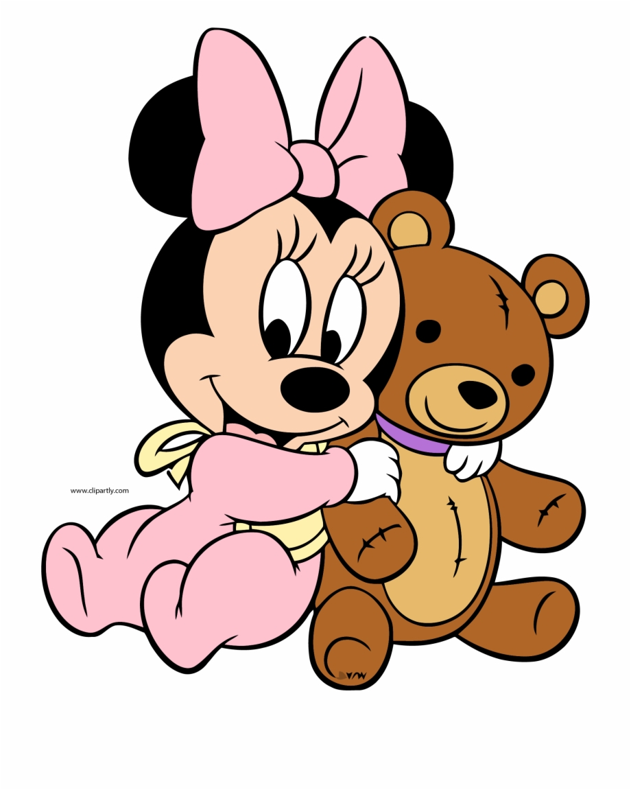 Baby Minnie Bear Toy Clipart Png.