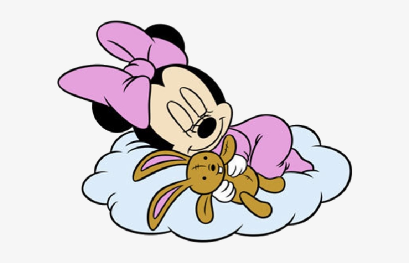 Baby Minnie Mouse Sleeping.