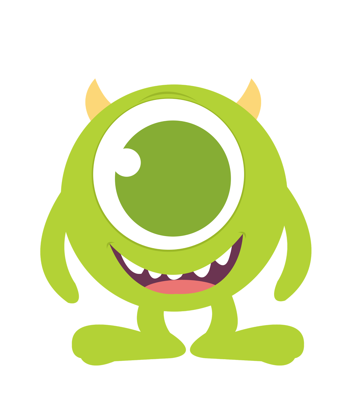 Baby Monster Inc Clipart.