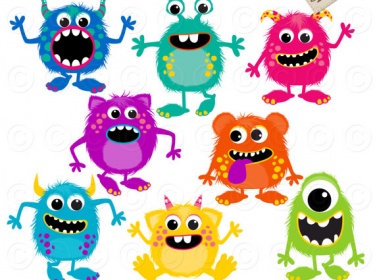 Baby Monster Clipart Free.