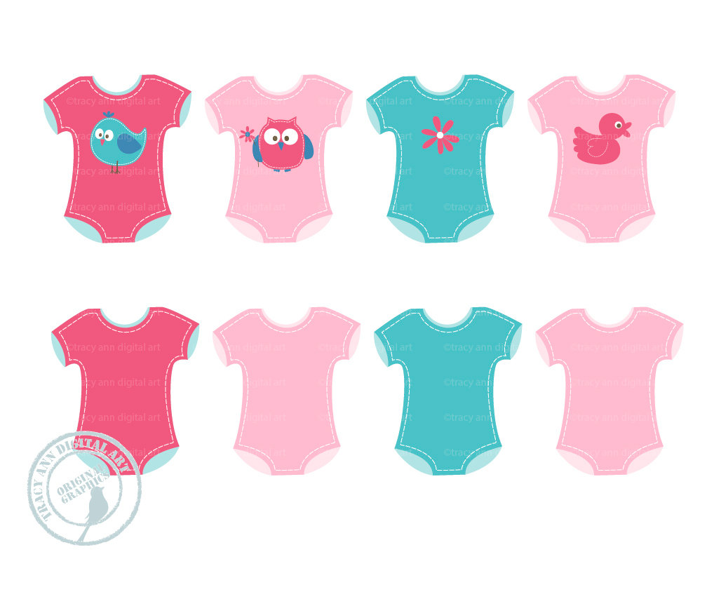 Pink Baby Dress Clipart.