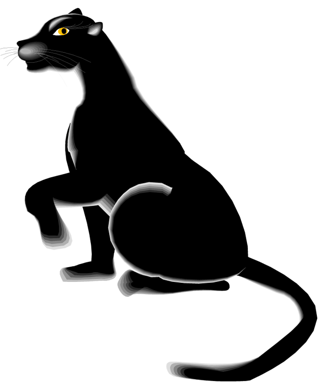 Panther clipart baby panther, Panther baby panther.