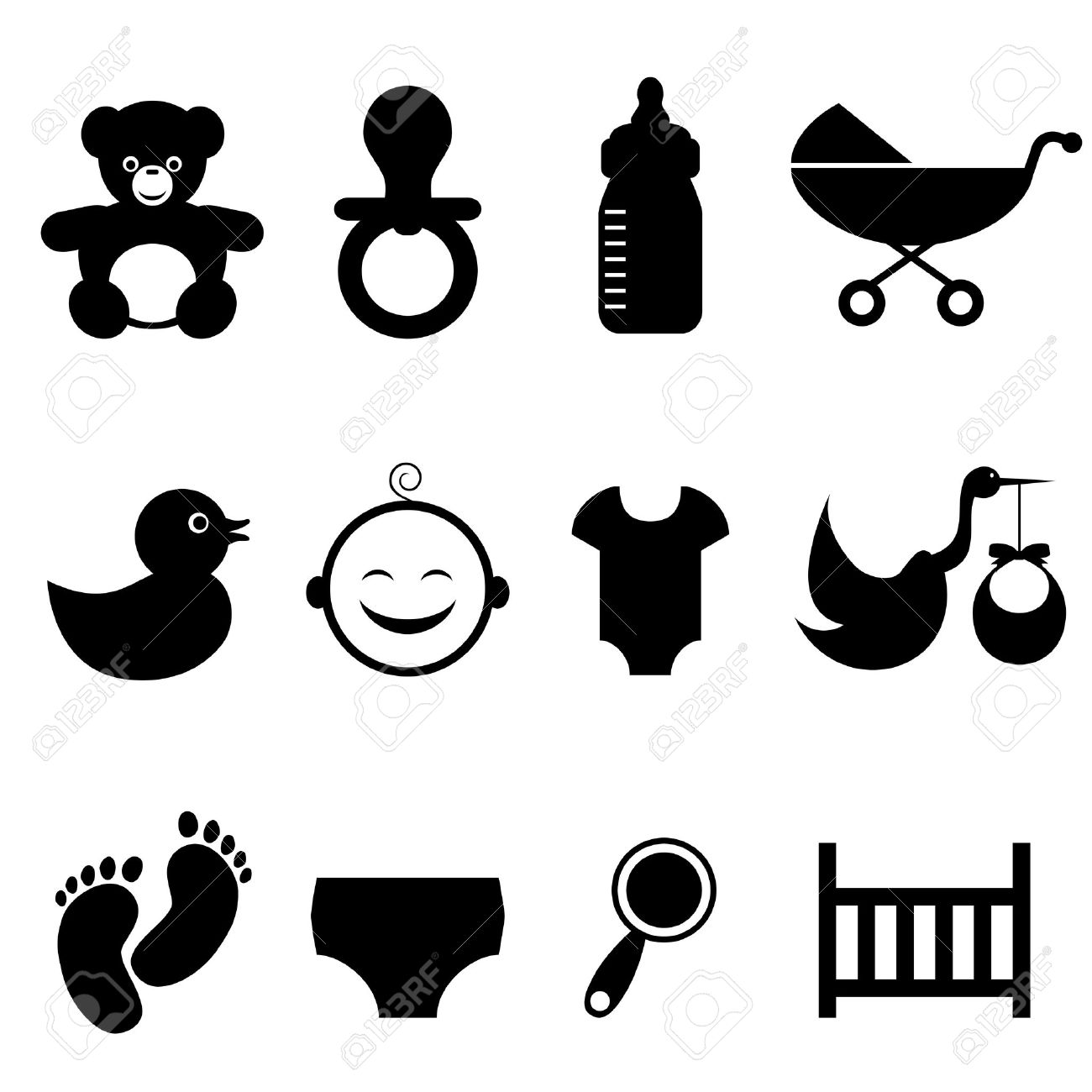 Free Free 86 Silhouette Baby Rattle Svg SVG PNG EPS DXF File
