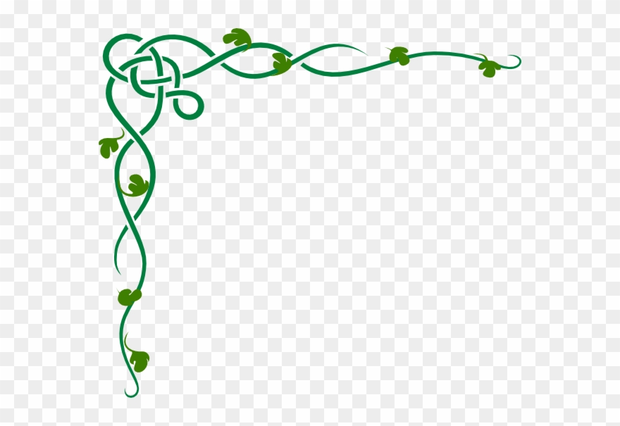 Shamrock Border Clip Art.