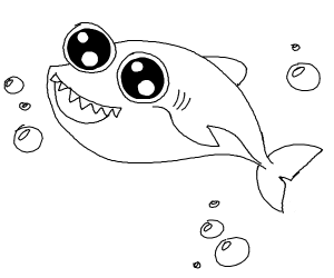 Free Free 298 Clipart Baby Shark Svg Black And White SVG PNG EPS DXF File