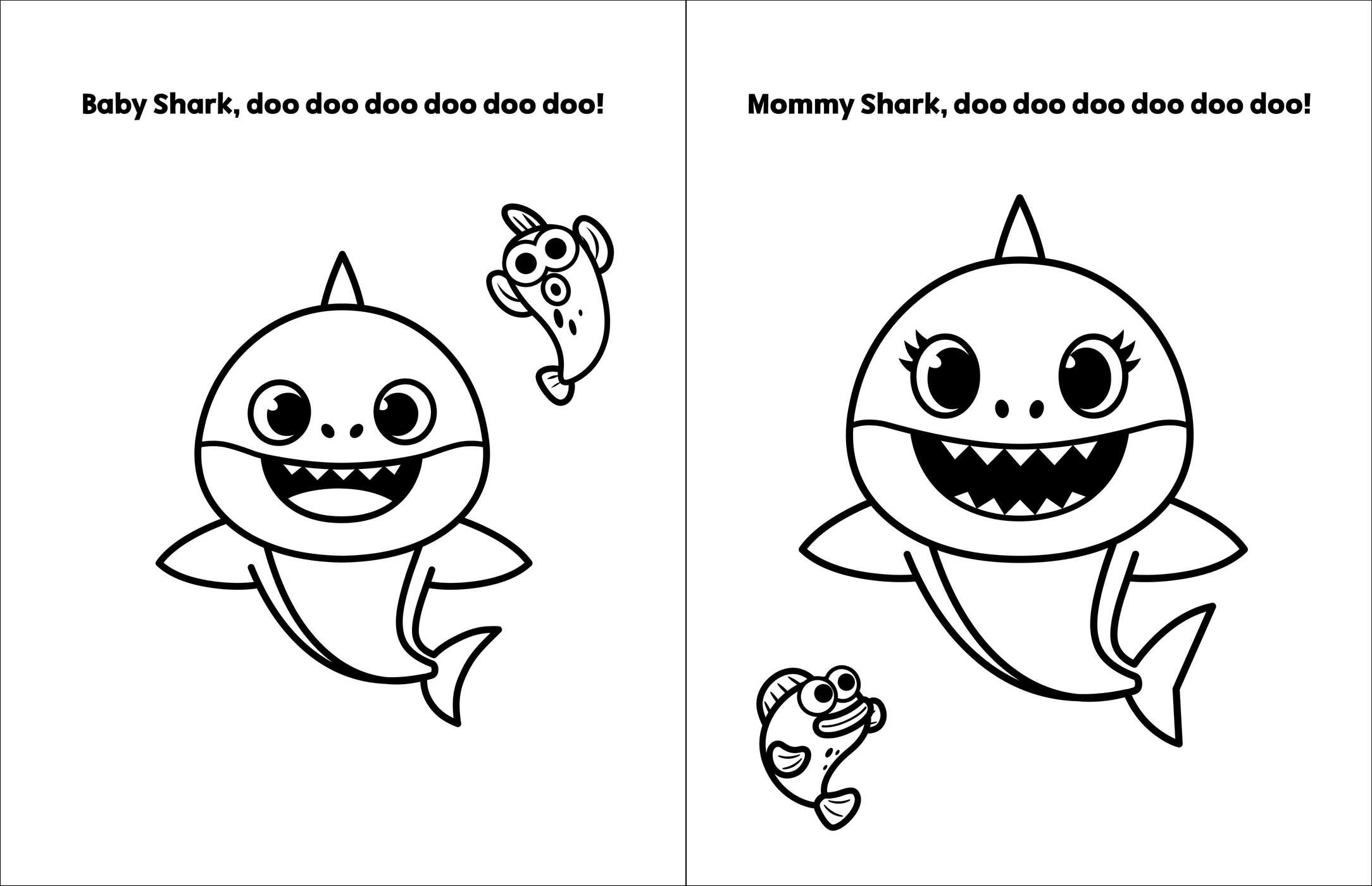 Baby Shark Black And White Clipart 10 Free Cliparts Download Images 