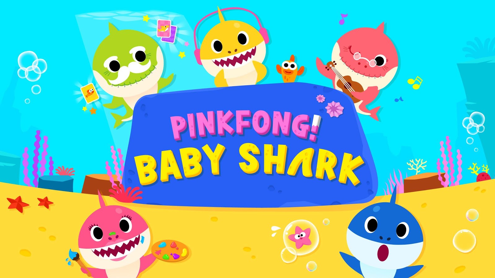 95+] Baby Shark Pinkfong Wallpapers on WallpaperSafari.