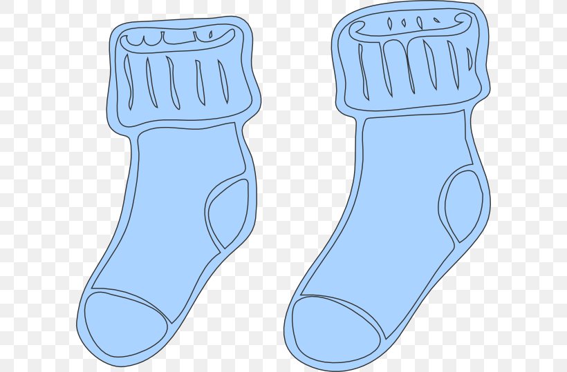 Sock Blue Shoe Clip Art, PNG, 600x539px, Sock, Area, Baby.