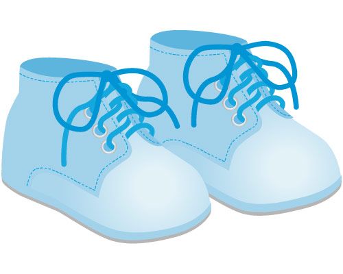 Baby Shoes Clipart.