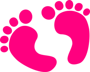 Baby shoes clipart.