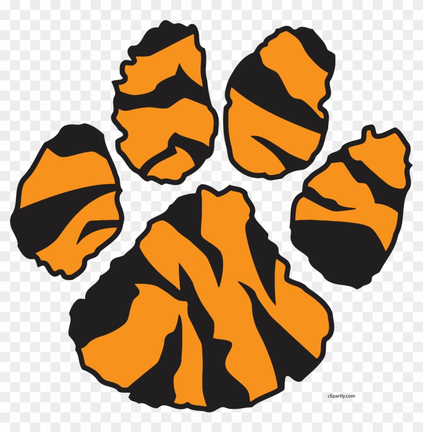 Tiger Sweet Footprint Clipart Png.