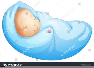 Baby Wrapped In Blanket Clipart.