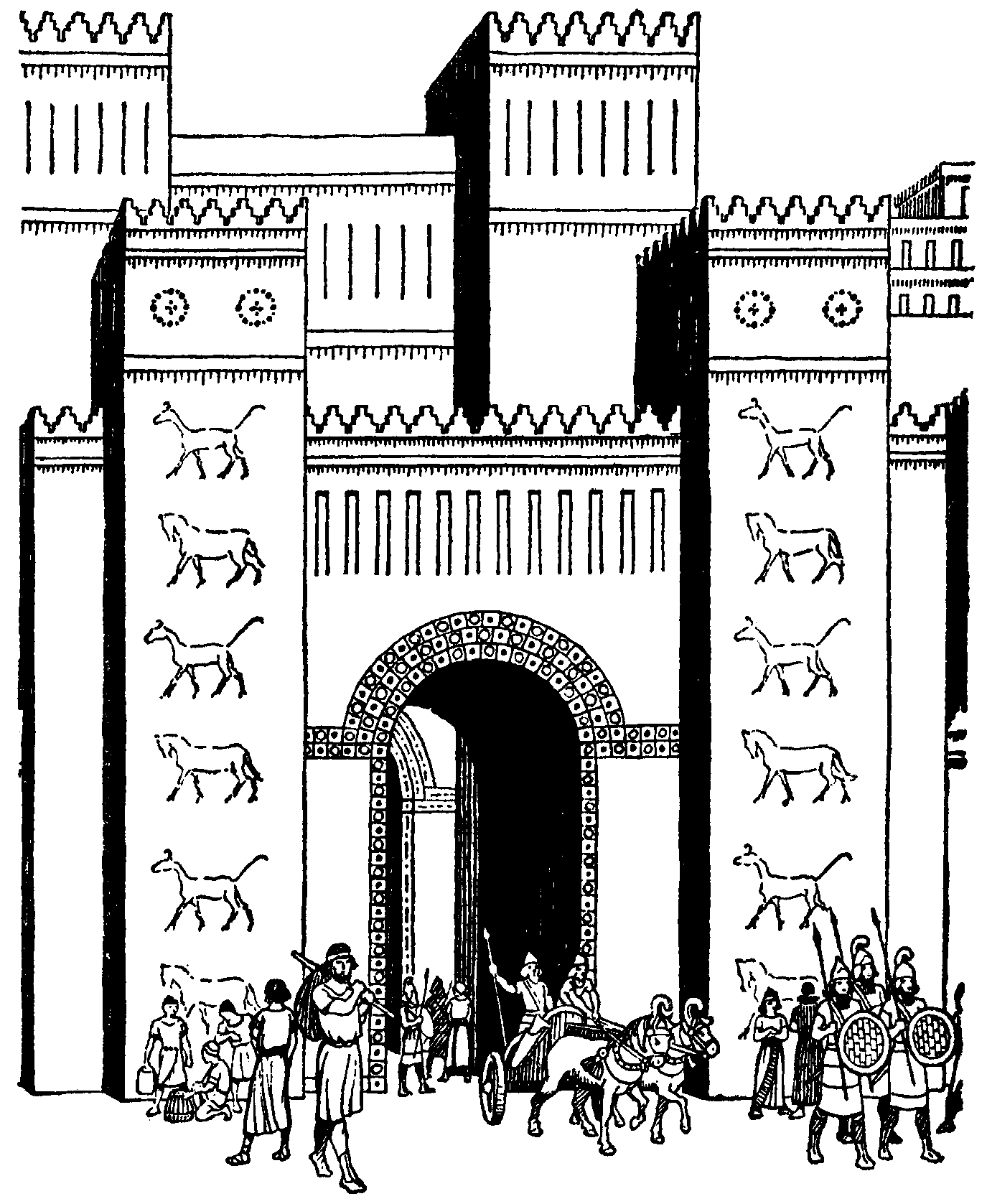 Hanging Gardens Of Babylon Coloring Page