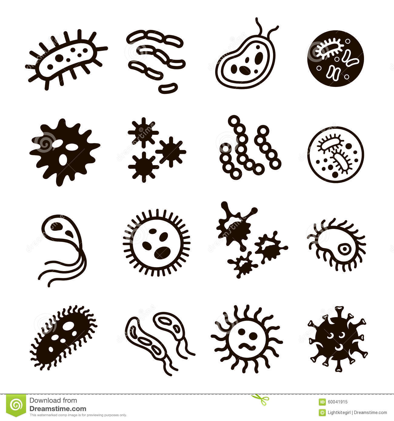 788 Bacteria free clipart.