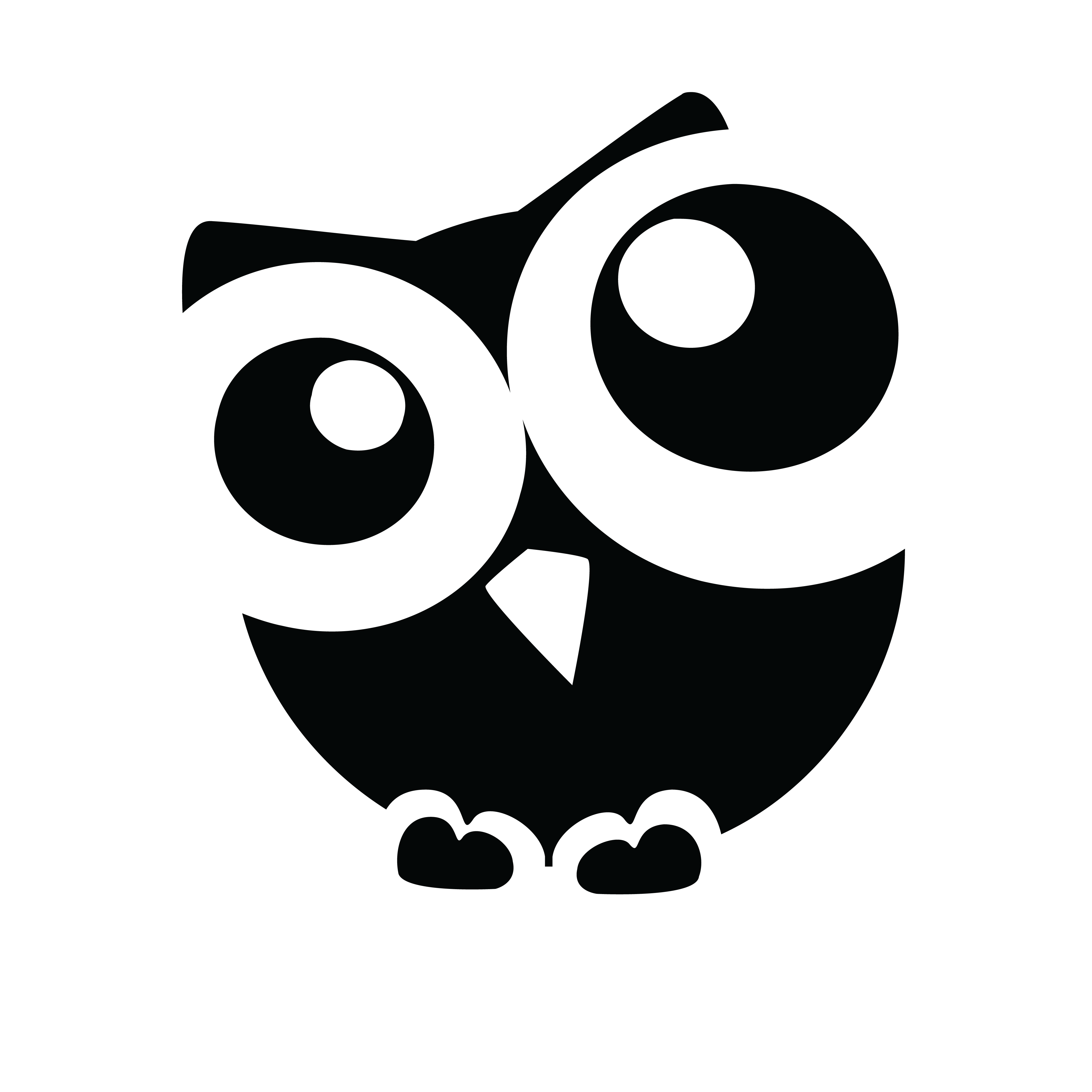Owl Clipart Free Black And White.