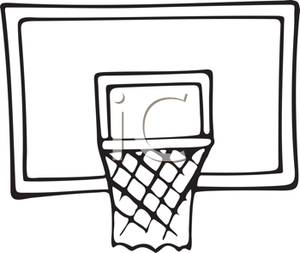 Basketball Backboard Clipart.