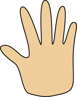 Back Of Hand Clipart.