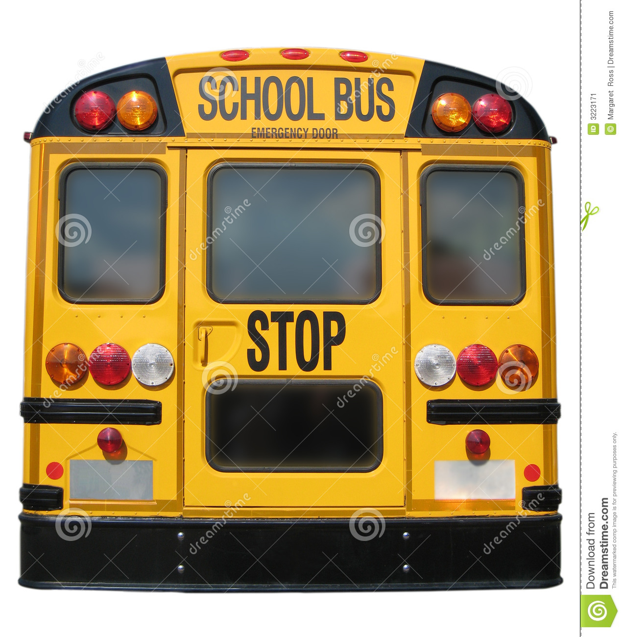 Back Of School Bus Clipart.