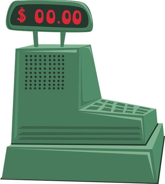 Cash Register Clipart Green.