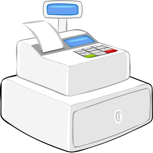 309 Cash Register free clipart.