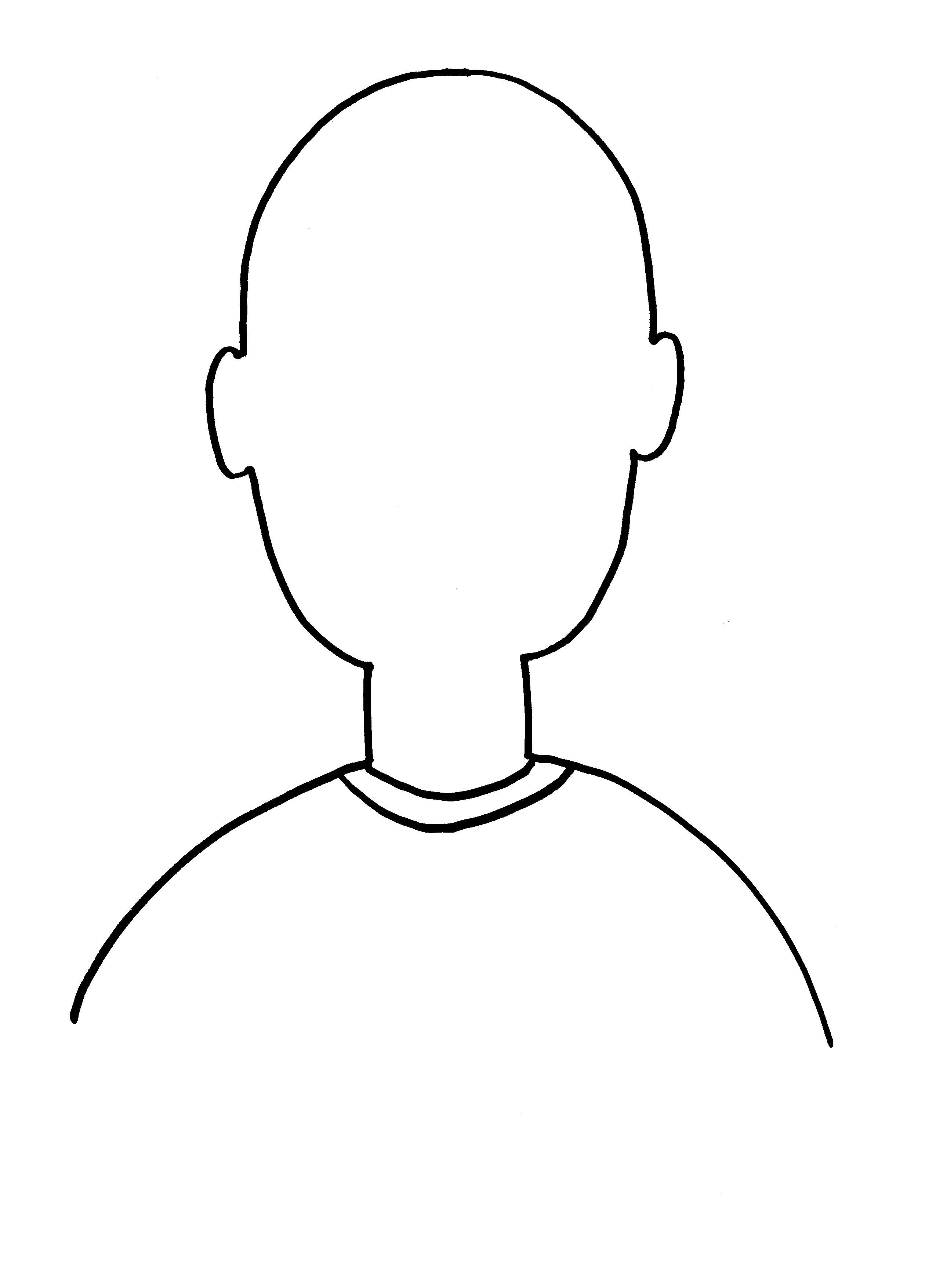 Free Face Outline Template, Download Free Clip Art, Free.