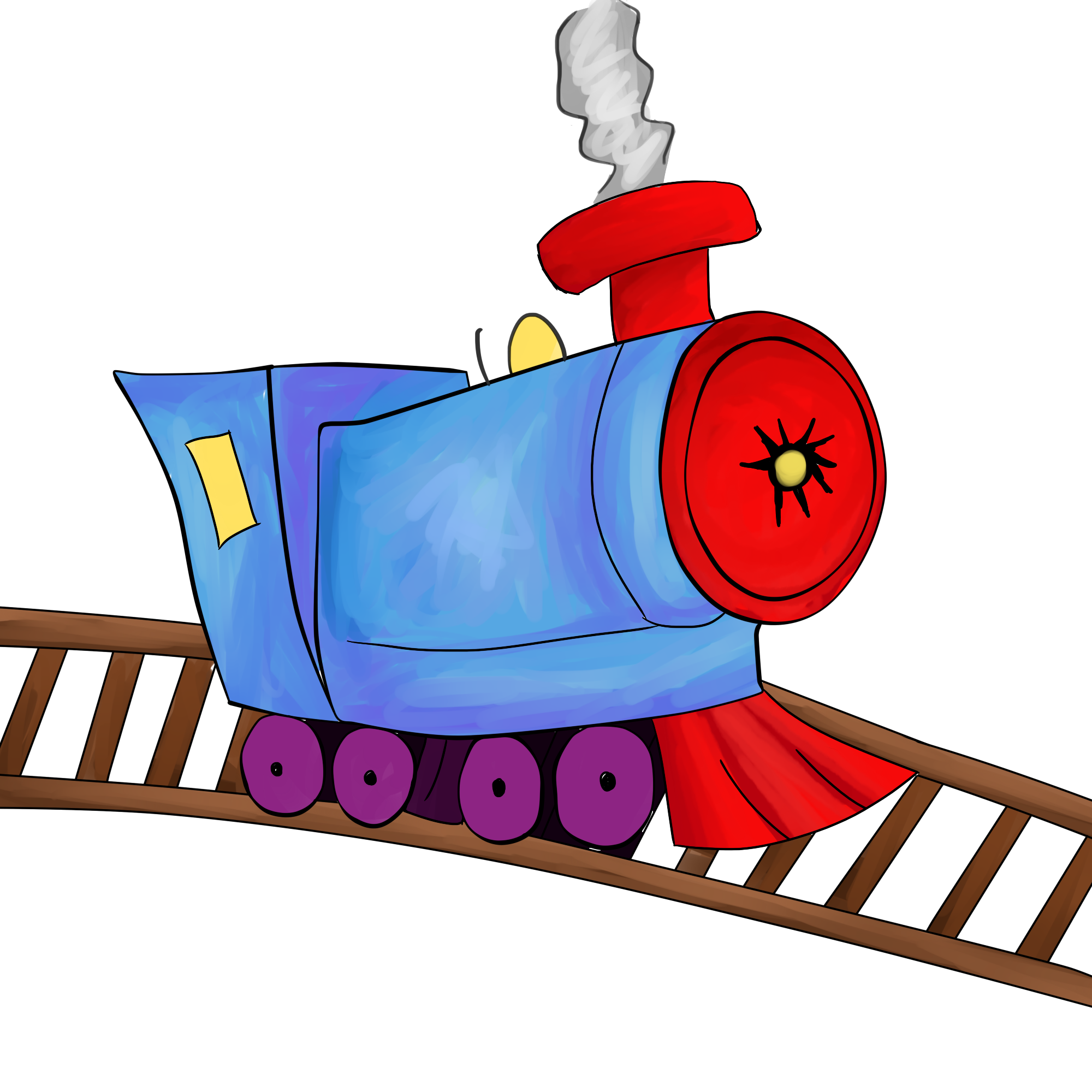 Railroad Tracks Clipart.