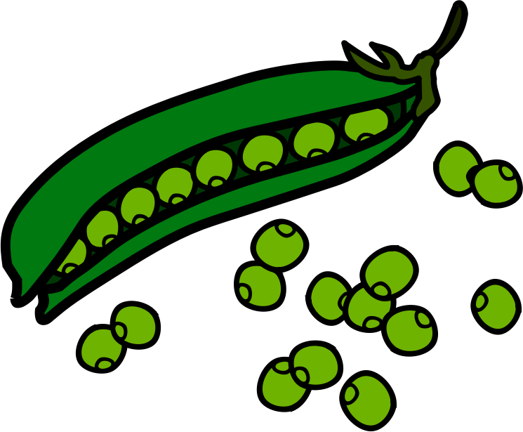 Green Peas Clipart.