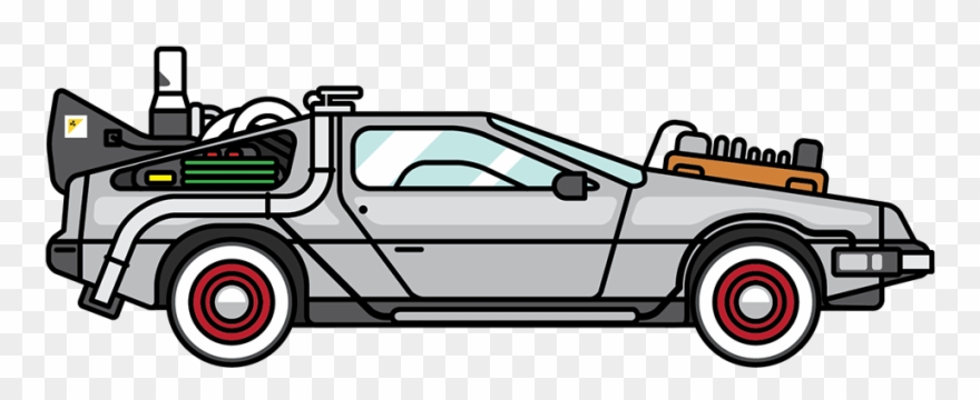 Back To The Future Delorean Clipart.