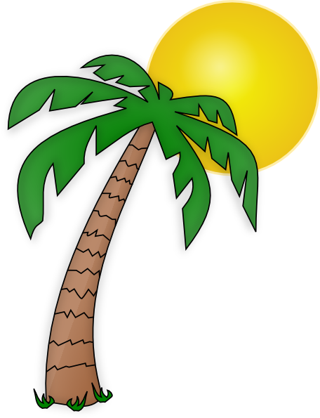 Palm Tree Clip Art Transparent Background.
