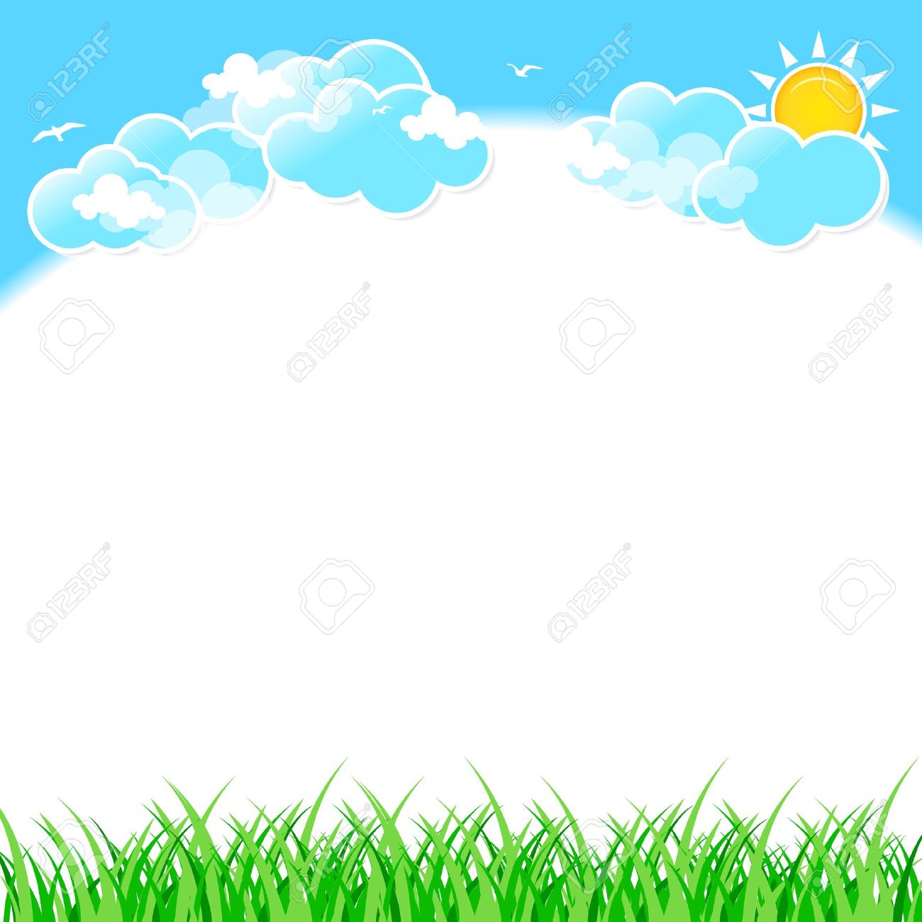 Sky background clipart.