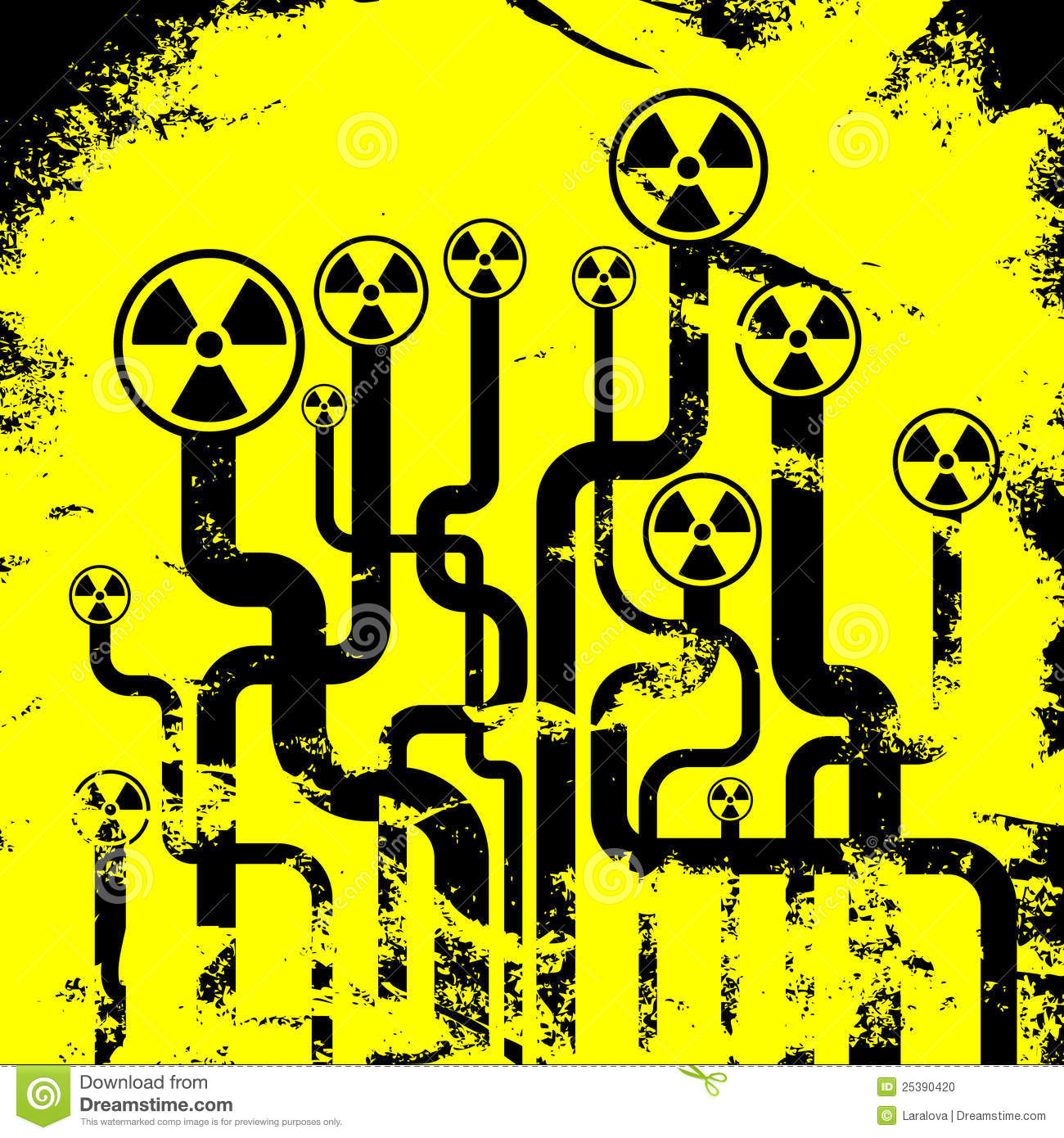 Safety radiation clipart images.