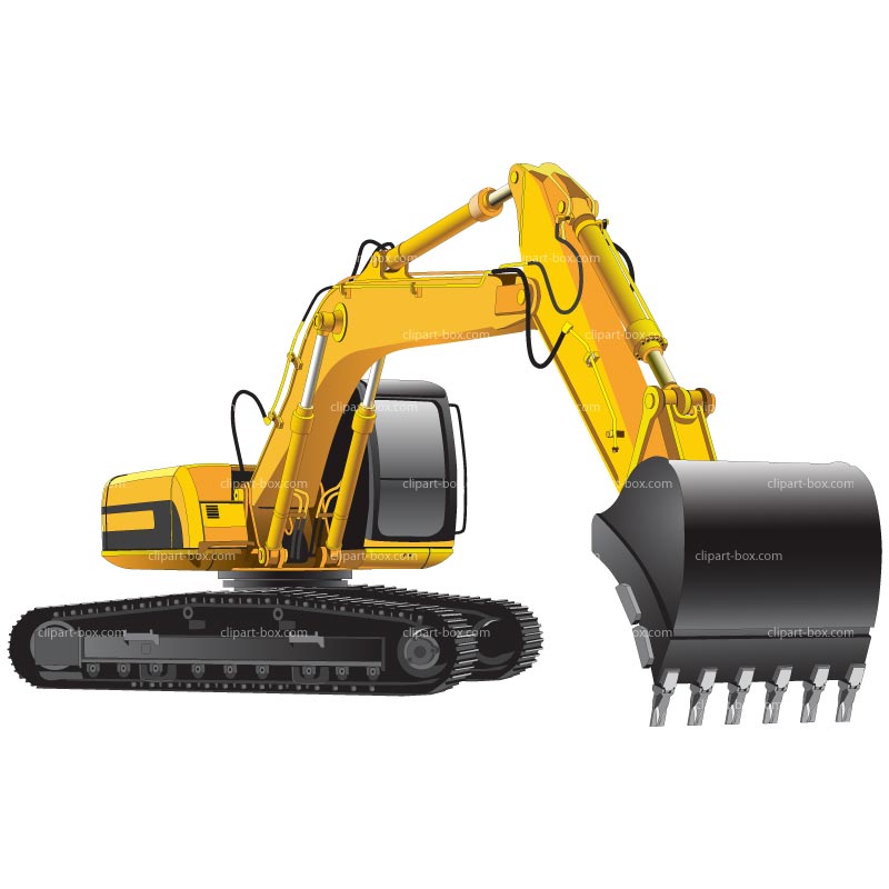 Excavator clip art.