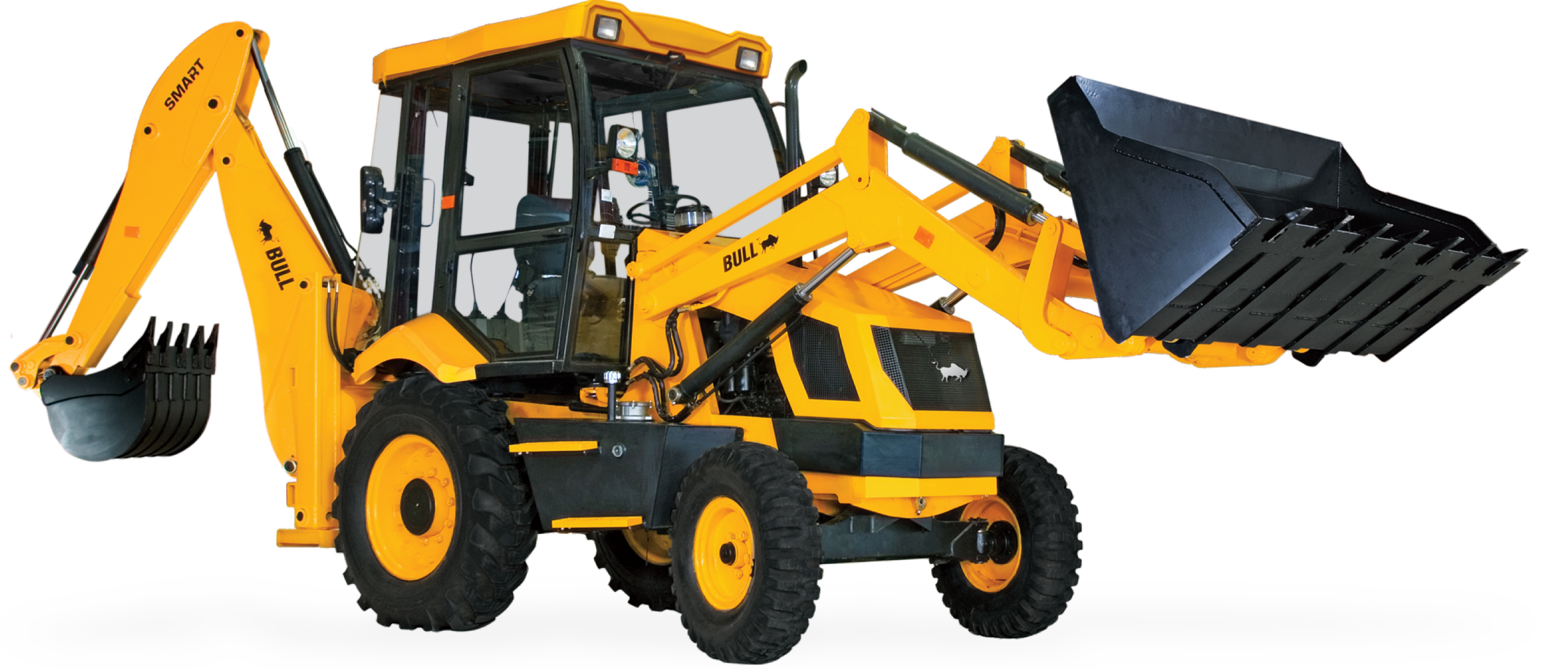 Backhoe Loader Clipart.