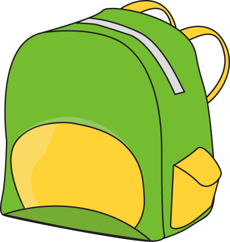 School backpacks clipart.