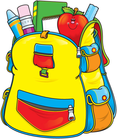 School Backpack Clipart.