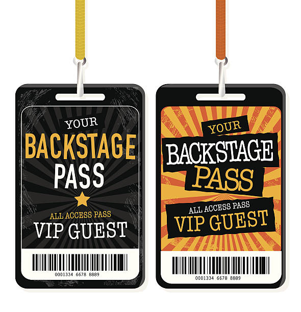 Backstage Pass Illustrations, Royalty.