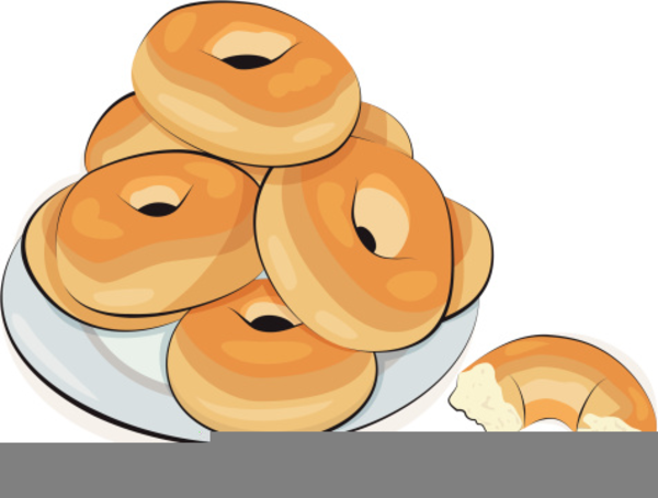 Free Clipart Bagels.