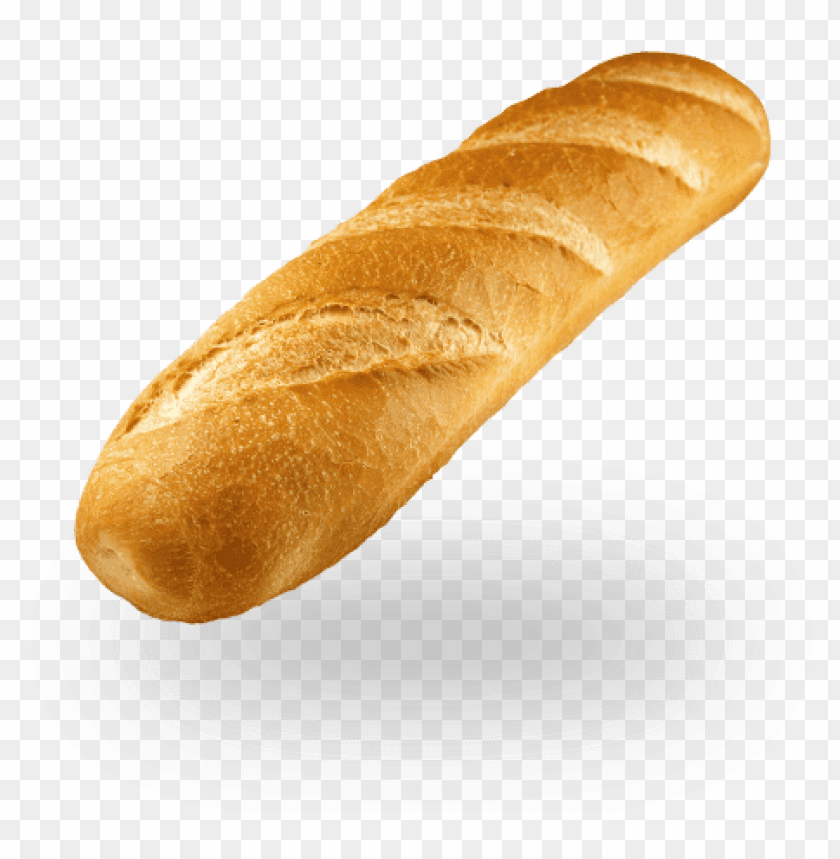 white baguette PNG image with transparent background.