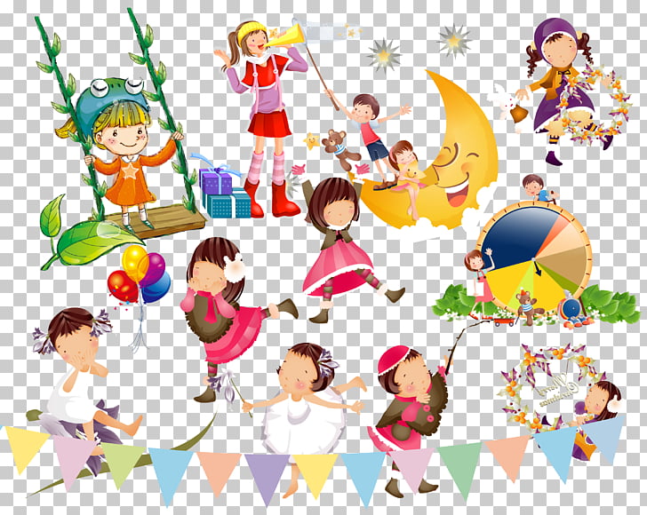 Baila cantando, cantando y bailando niños. PNG Clipart.