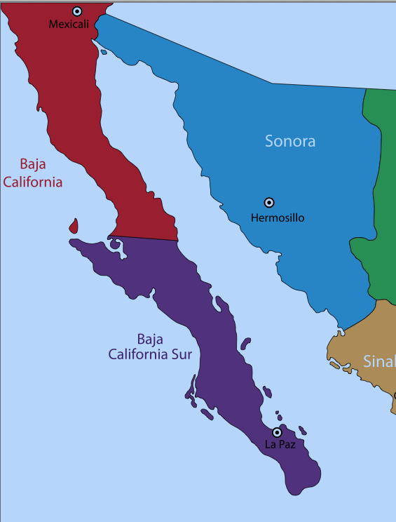 На карте буквами обозначены объекты полуостров калифорния. Нижняя Калифорния Мексика карта. Баха Калифорния Мексика на карте. Полуостров Калифорния Мексика. Южная нижняя Калифорния Мексика.