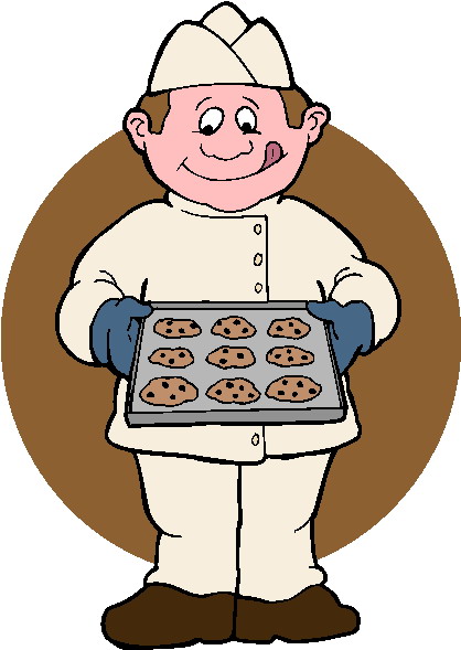 Baking Cookies Clip Art.