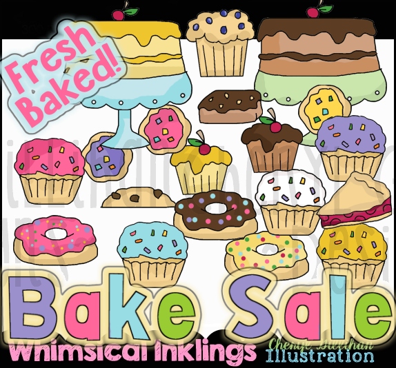 250 Bake Sale free clipart.